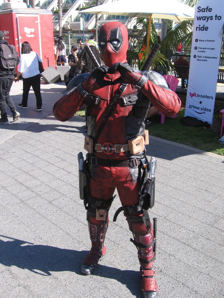 Deadpool cosplay.