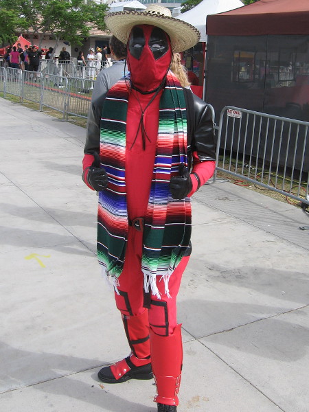 Mexican Deadpool cosplay.