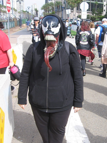 Venom cosplay.