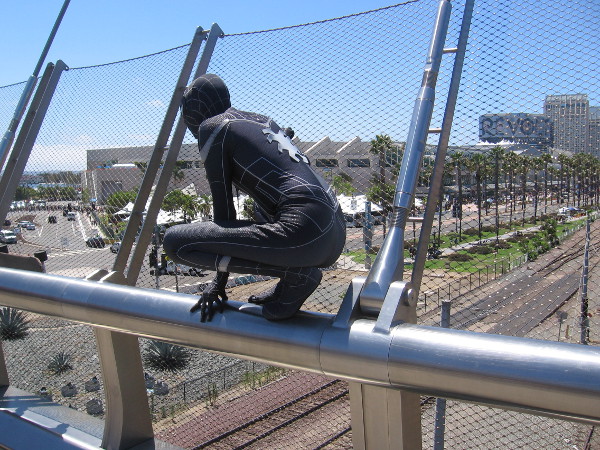 The black Symbiote Costume is making Spider-Man act a bit erratically.