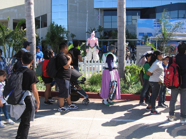 A bit of cosplay on Sunday, but not as much as Saturday.