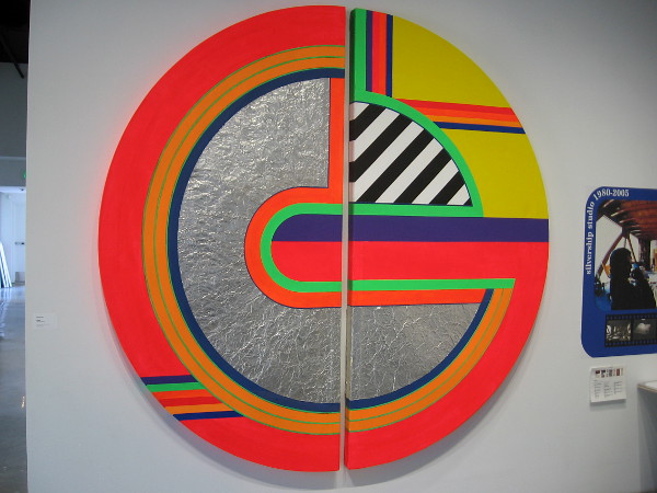 Untitled, Eugene Ray, 1969 (restored 2019). Acrylic and aluminum on canvas.