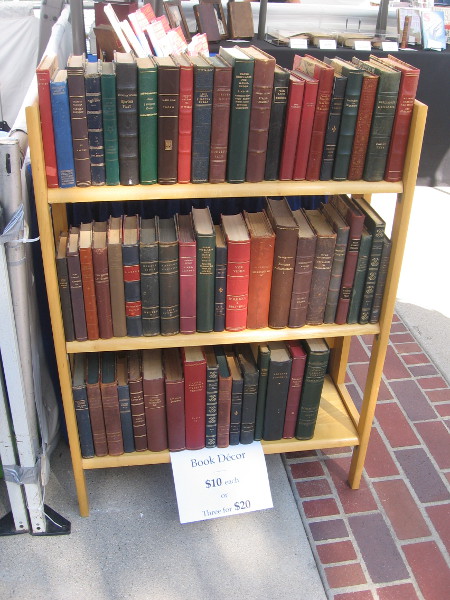 Books as decor??? READ THEM, you silly people!