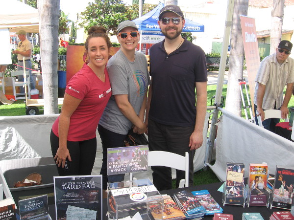 I know why these folks are smiling. Comedian Steve Martin's funny farce, The Underpants, is now playing at the Old Globe Theatre!