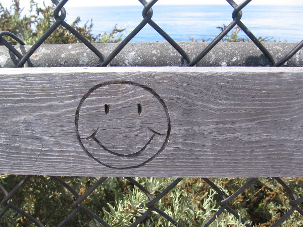 A smiley for a laid-back, sunny day.