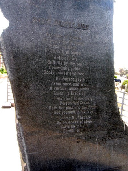 A poem for the Cardiff Kook.