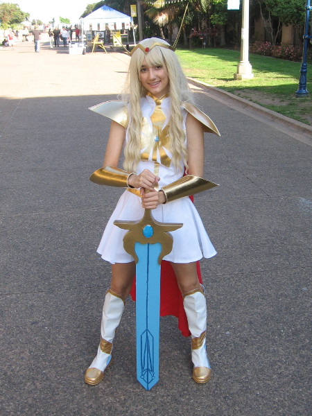 A great She-Ra cosplay on El Prado!
