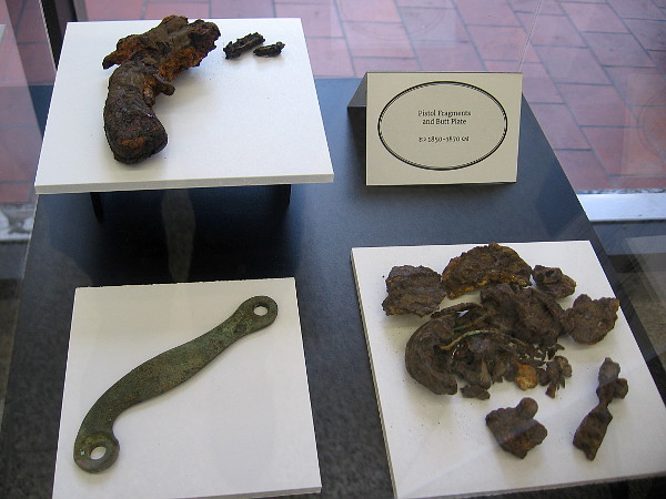 New Town artifacts include pistol fragments, 1850-1870.