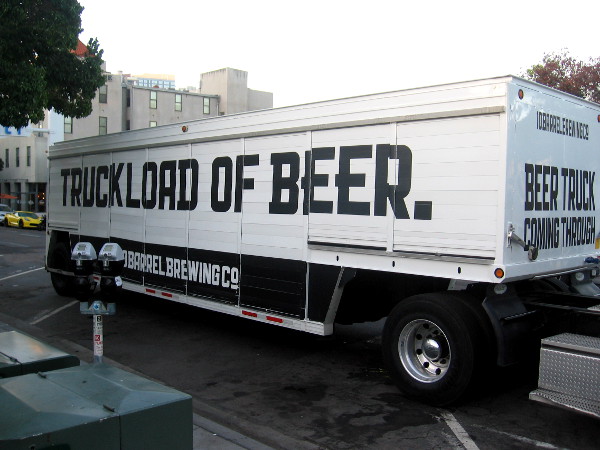 TRUCKLOAD OF BEER.