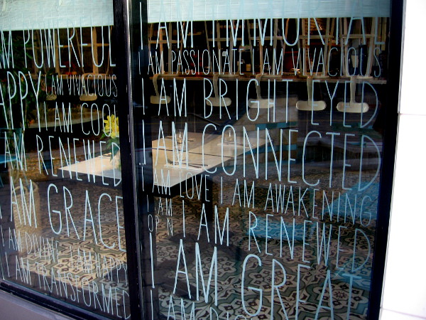 I am bright-eyed. I am connected. I am love...