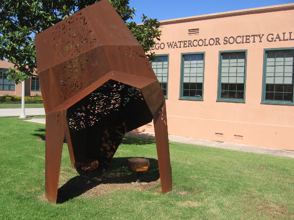 Facetime is public art located in Liberty Station's ARTS DISTRICT.