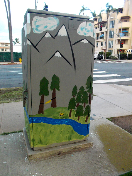 Wilderness painted in the city.