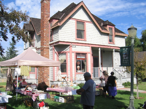 The Victorian House is furnished authentically and open to the public for tours. (I didn't go inside the day I visited.)