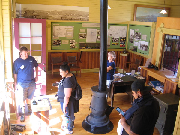Exhibits inside the old train depot concern local history, from the Native American Kumeyaay who lived off the land, through Escondido's development as a town.