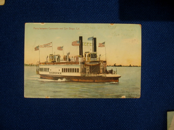 Ferry between Coronado and San Diego.