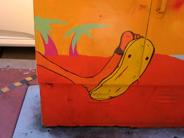 Walking forward through life.