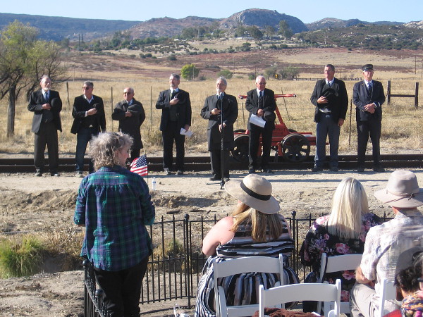 Politicians and dignitaries from a century ago seem to return to life during the San Diego and Arizona Railway centennial.