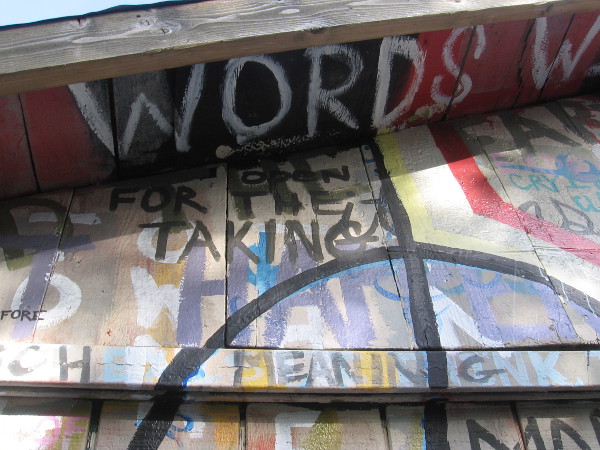 WORDS . . .OPEN FOR THE TAKING