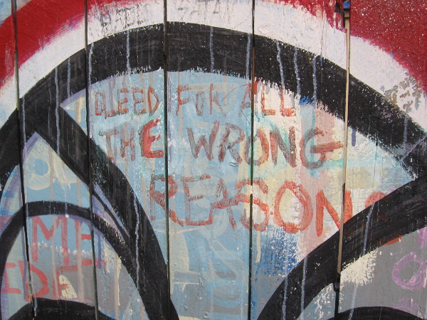 BLEED FOR ALL THE WRONG REASONS