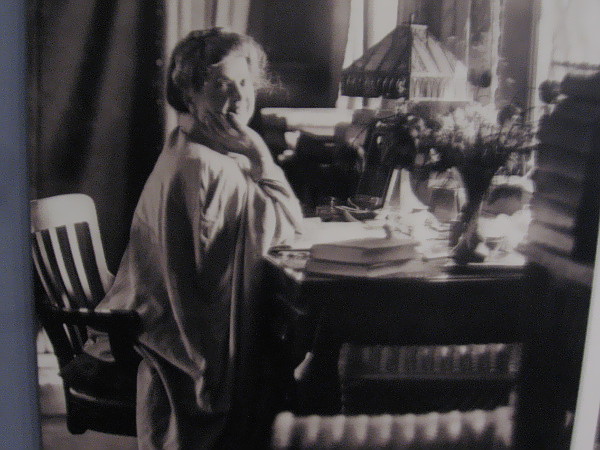 Katherine Tingley, founder of Lomaland, in her office.