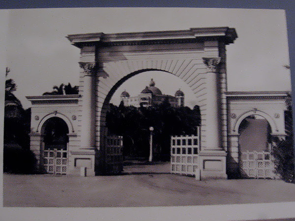 Roman Gate, entrance to Lomaland in Point Loma.