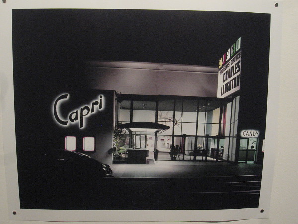 Capri Theater, 1954, Digital reproduction of photograph by Julius Shulman. Architecture by Frank Guys. The building, at Park Boulevard and Essex Street, was demolished in 2003.