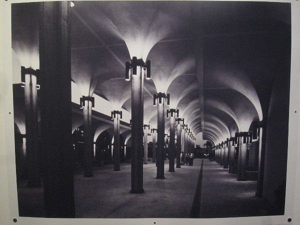 San Diego State College, 1968, Digital reproduction of photograph by Julius Shulman. Architecture by Mosher and Drew. Interior of Aztec Center, which was demolished in 2011.
