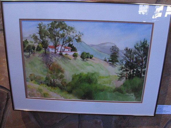High Valley, watercolor by artist Pat Dispenziere.