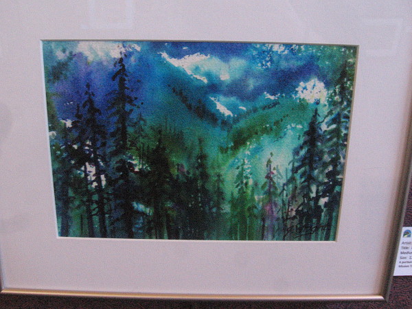 In the Forest Deep, watercolor by artist Jami Wright.
