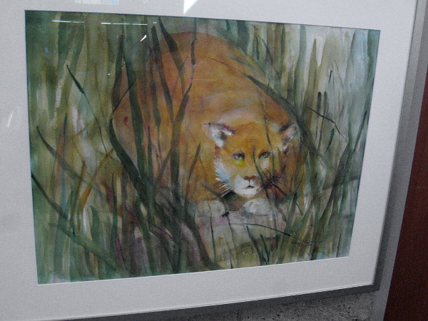 Seldom Seen, watercolor by artist Elaine Harvey.