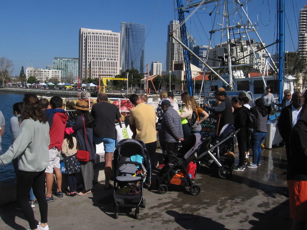 Something really has this crowd's attention!