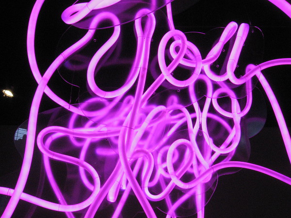 Shining Palimpsest, by Young Joon Kwak. I, you, she, he, they, we, it--tangled, twisted, uncertain. Who we are and how we are viewed depends on perspective.