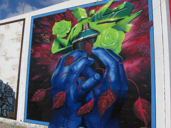 In Bloom, by Andy Rios. Graffiti.