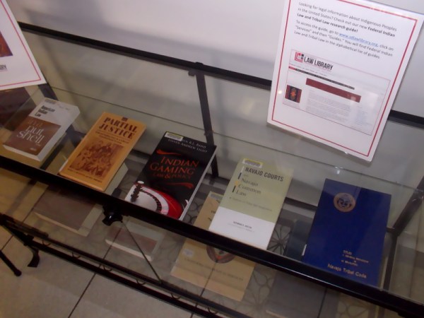 The San Diego Law Library offers many sources of information, including their new Federal Indian Law and Tribal Law research guide.
