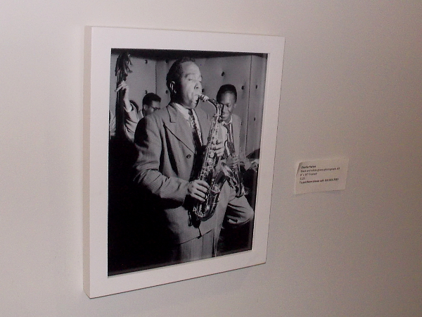 Even this upstairs hallway is like an art gallery.