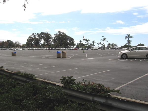 The parking lot at the San Diego Zoo is much emptier than usual. Many are avoiding public places where there are crowds.