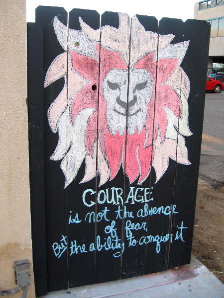 Courage is not the absence of fear but the ability to conquer it.