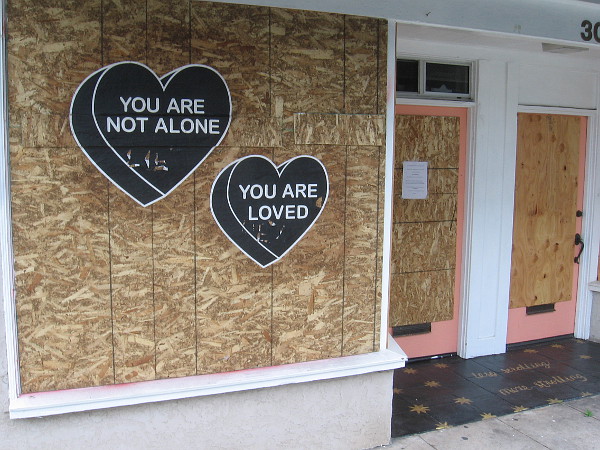 During my walks around town I've noticed more and more businesses boarded up as the coronavirus pandemic lockdown continues.