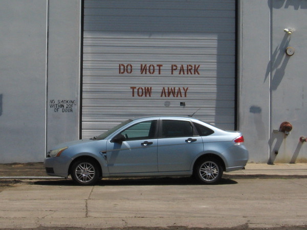 If NOT is not NOT, can one park here?