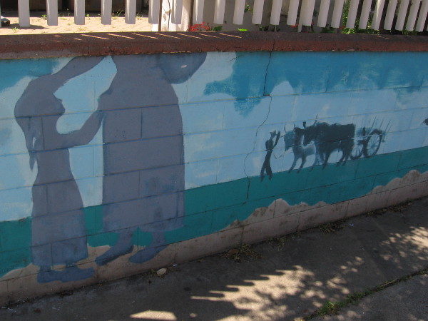 Right part of the mural.