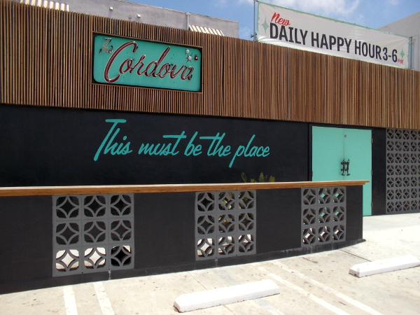 The Cordova Bar. This must be the place!