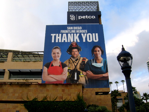 San Diego frontline heroes... Thank You.