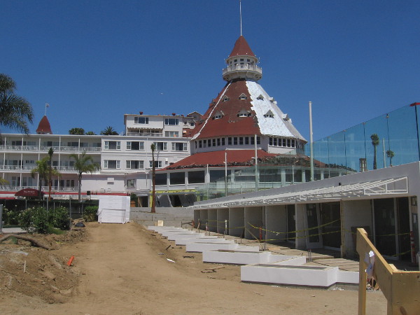 Another look at large scale renovation underway at the world-famous Victorian beach resort.