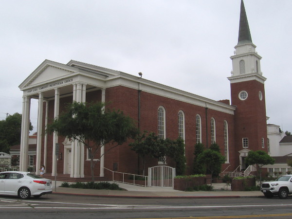 I'm already back at the Red Brick Church. A simple but fun walk in Point Loma!