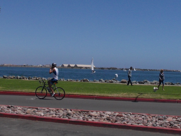 Walking, bicycling, sailing... What could be better?