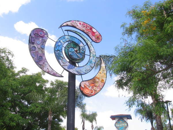 Into the Current, by artist Janis Selby Jones, 2017.