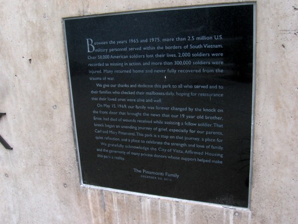 On May 15, 1969, our family was forever changed by the knock on the front door that brought news that our 19 year old brother, Ernie, had died of wounds received while assisting a fellow soldier...