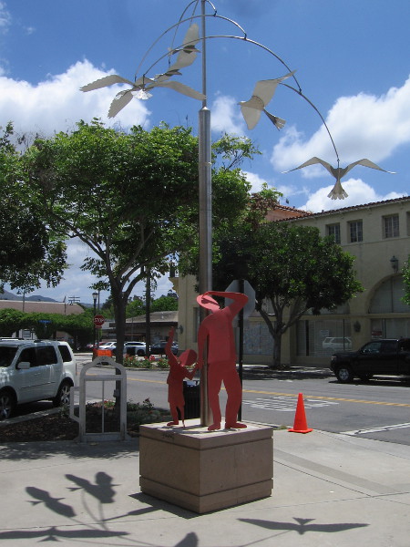 A Flock of Kites, by artist Robert Rochin, 2008.