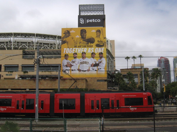 Dave Winfield, Tony Gwynn, Johnny Ritchey and current Padres stars. Together As One.