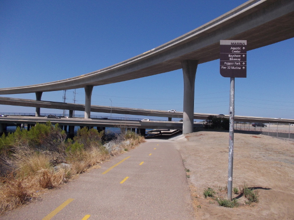 If you continue west, you eventually reach Pepper Park.